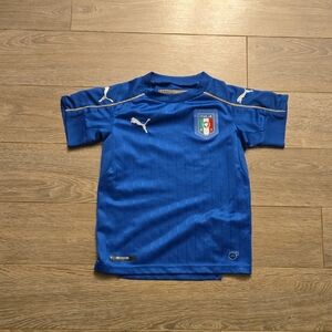 Puma Kids Royal Blue Italy Football Jersey